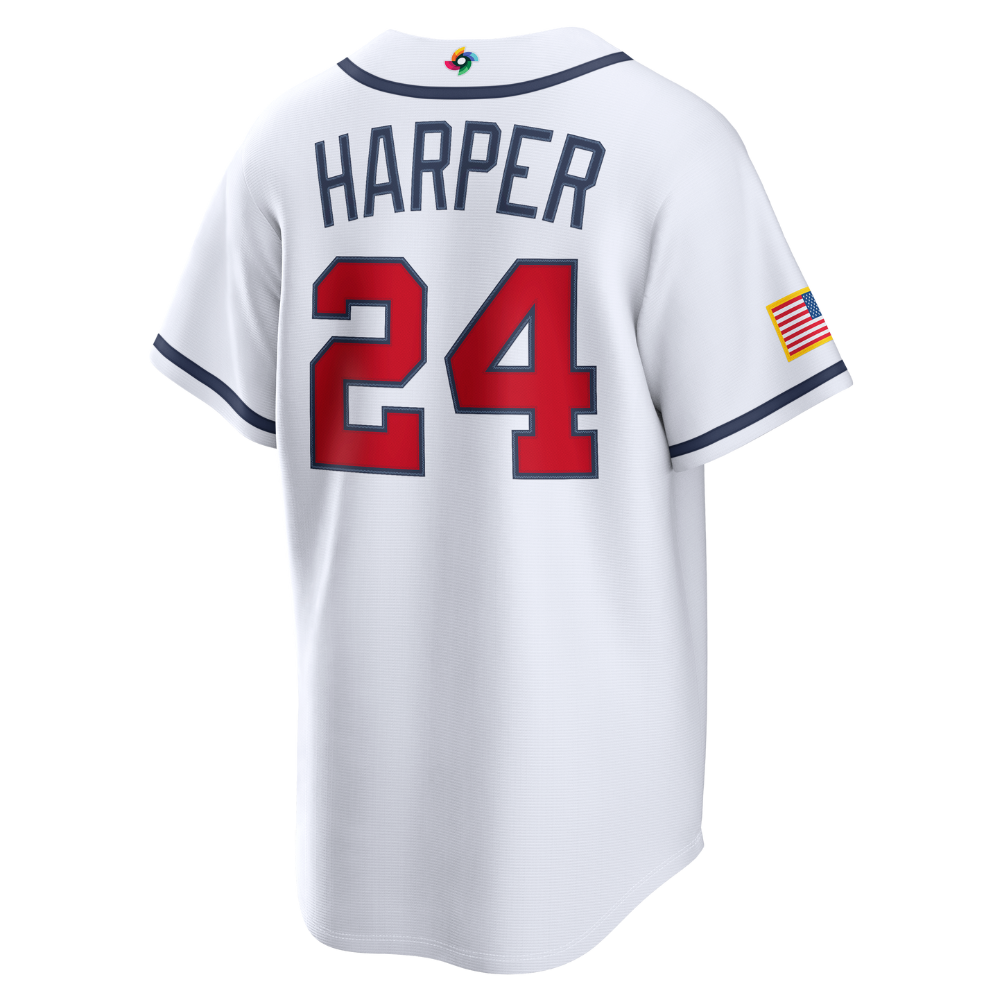 Bryce Harper USA Baseball Nike 2026 World Baseball Classic Home Stadium Jersey - White