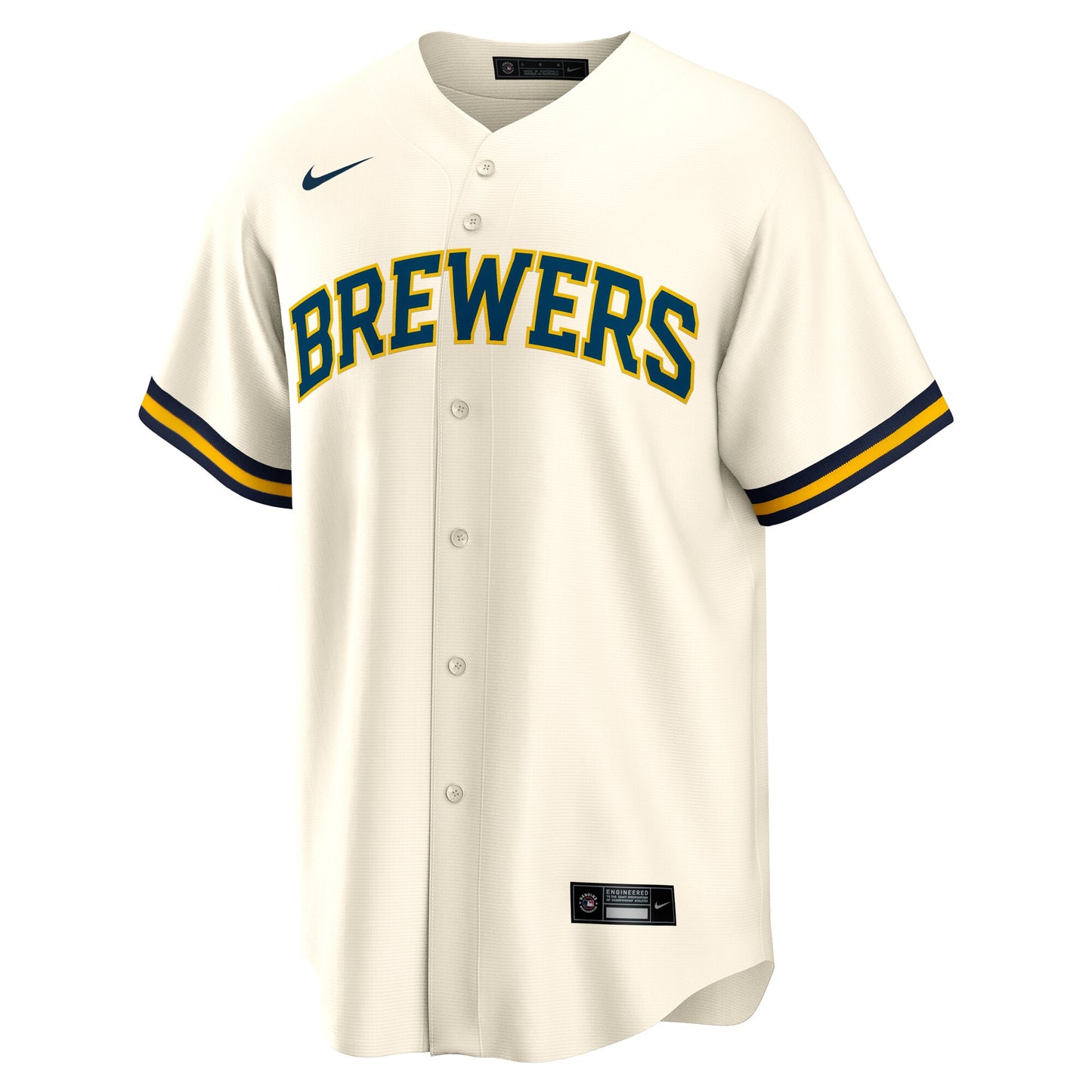 Milwaukee Brewers Nike Home 2025 Jackie Robinson Day Replica Jersey - Cream