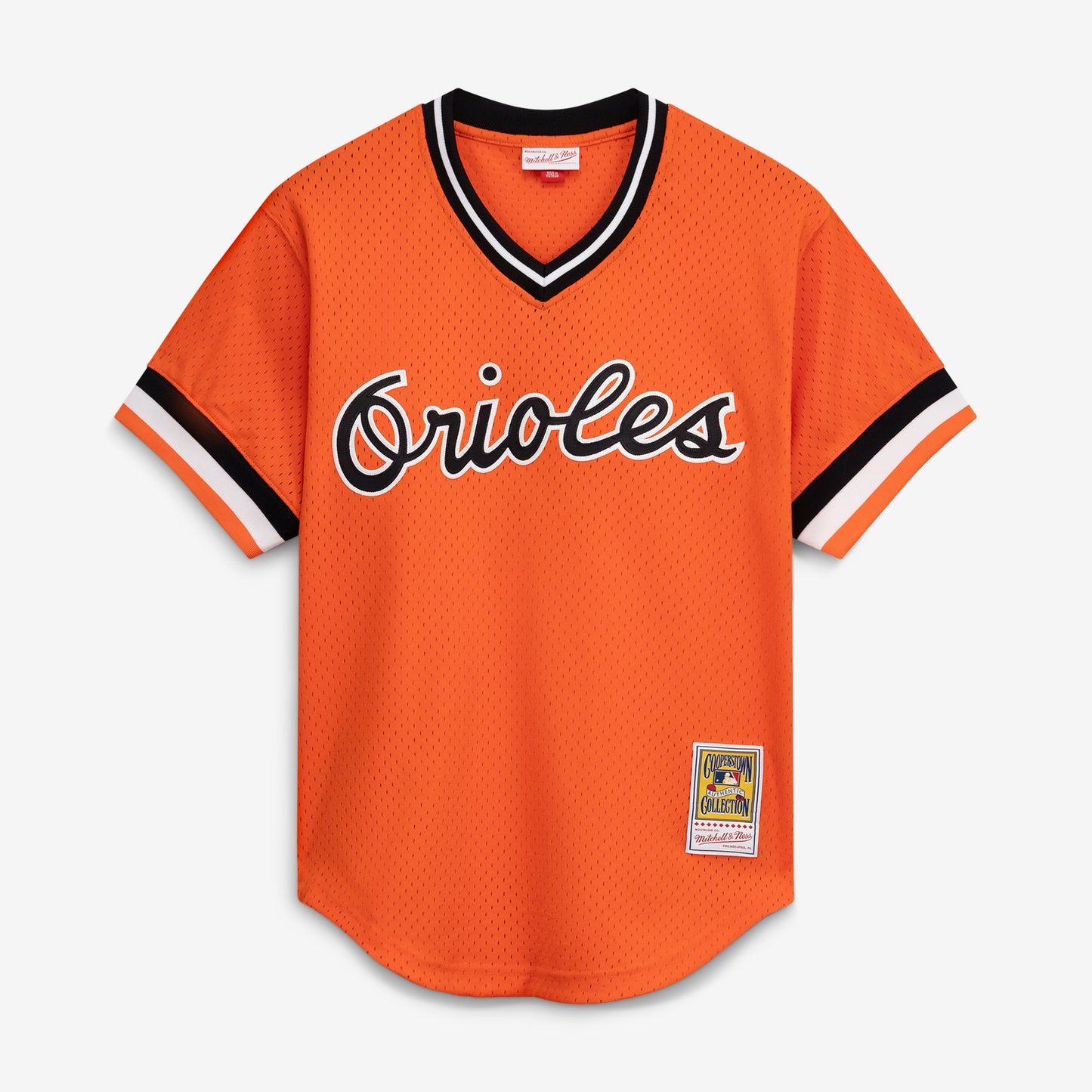 Cal Ripken Jr. Baltimore Orioles Mitchell &amp;amp; Ness Authentic Batting Practice Jersey - Orange