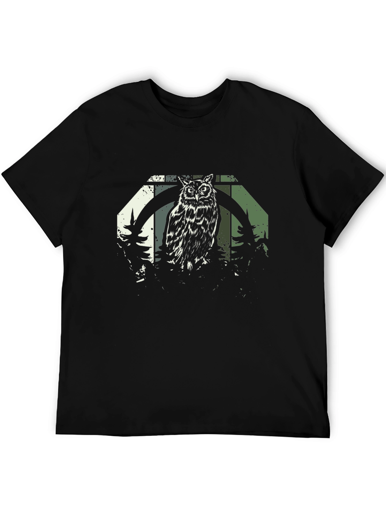 Owl Graphic Print T-Shirt
