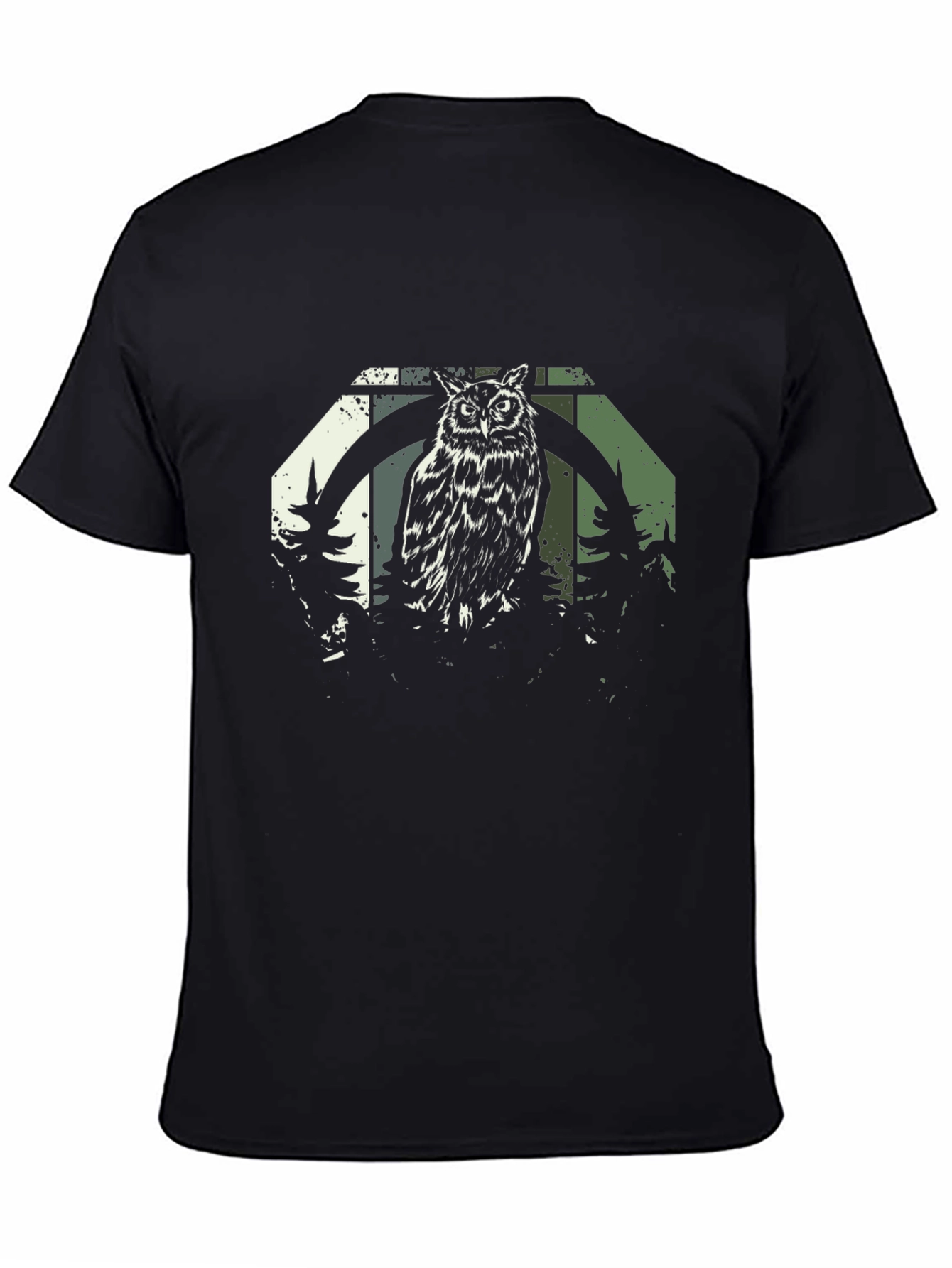 Owl Graphic Print T-Shirt