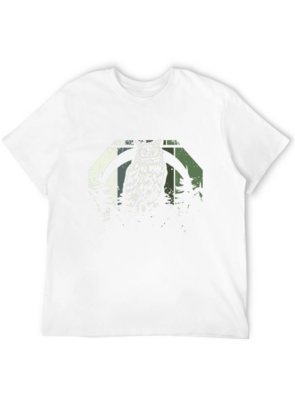 Owl Graphic Print T-Shirt