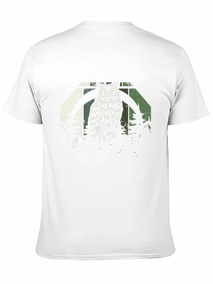 Owl Graphic Print T-Shirt