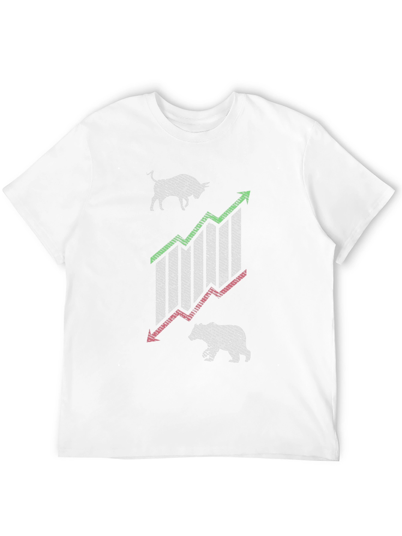 Bull & Bear Stock Market Graphic Tee