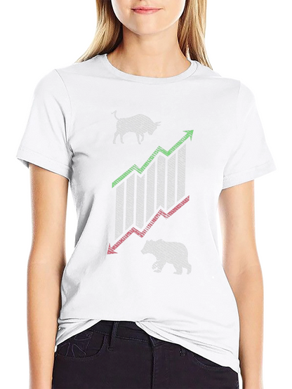 Bull & Bear Stock Market Graphic Tee