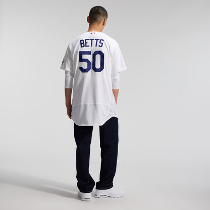 Mookie Betts Los Angeles Dodgers Nike Home Authentic Jersey - White