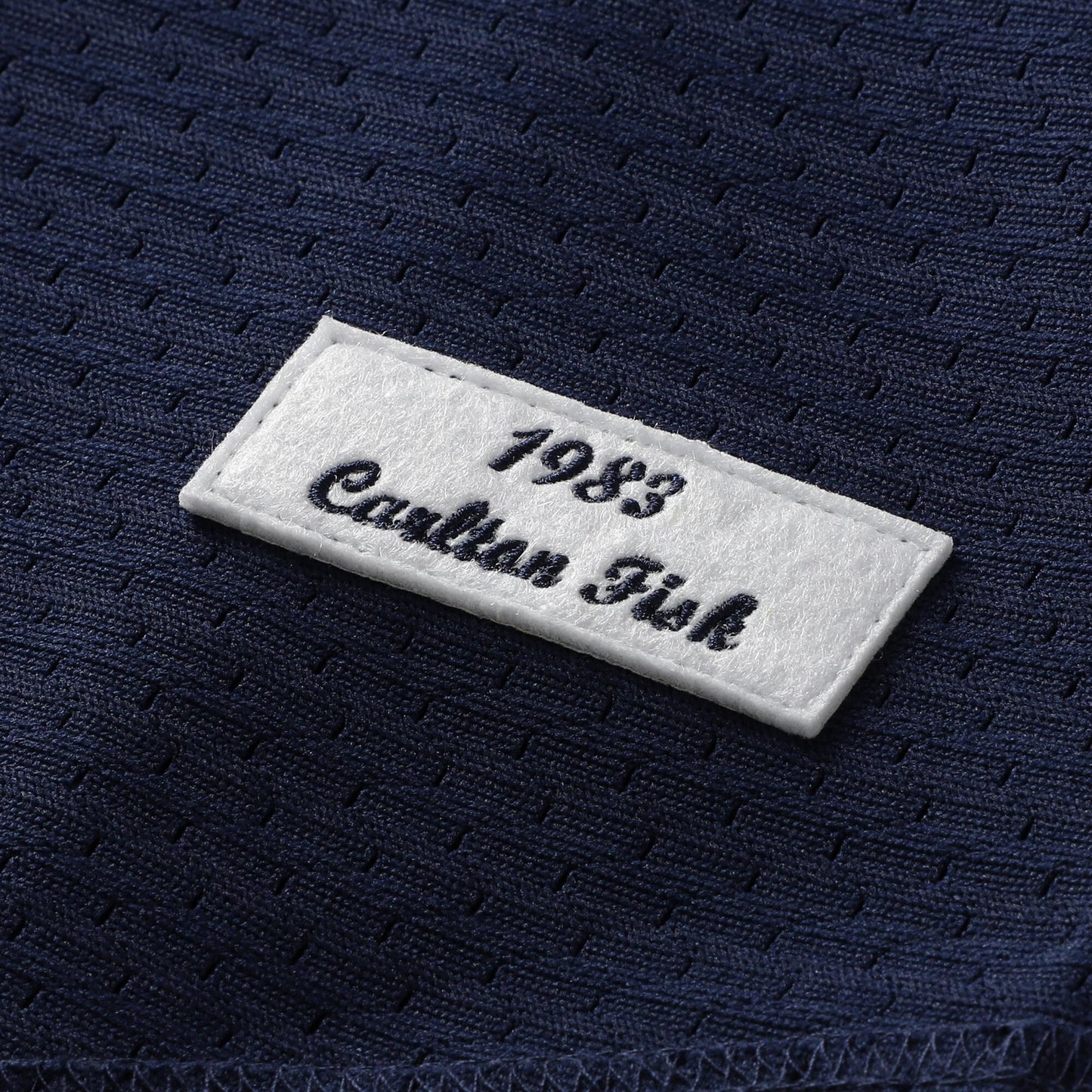 Carlton Fisk Chicago White Sox Mitchell &amp;amp; Ness Authentic Batting Practice Jersey - Navy