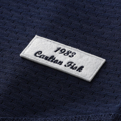 Carlton Fisk Chicago White Sox Mitchell &amp;amp; Ness Authentic Batting Practice Jersey - Navy