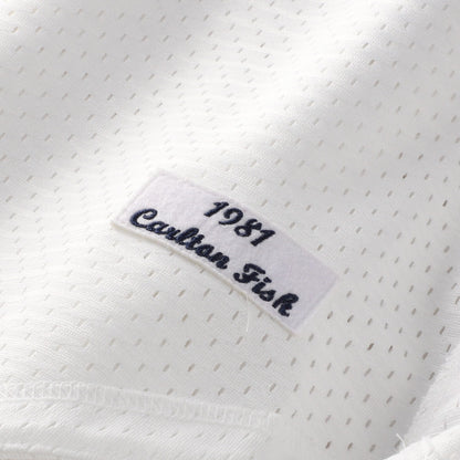 Carlton Fisk Chicago White Sox Mitchell &amp;amp; Ness Authentic Batting Practice Jersey - White