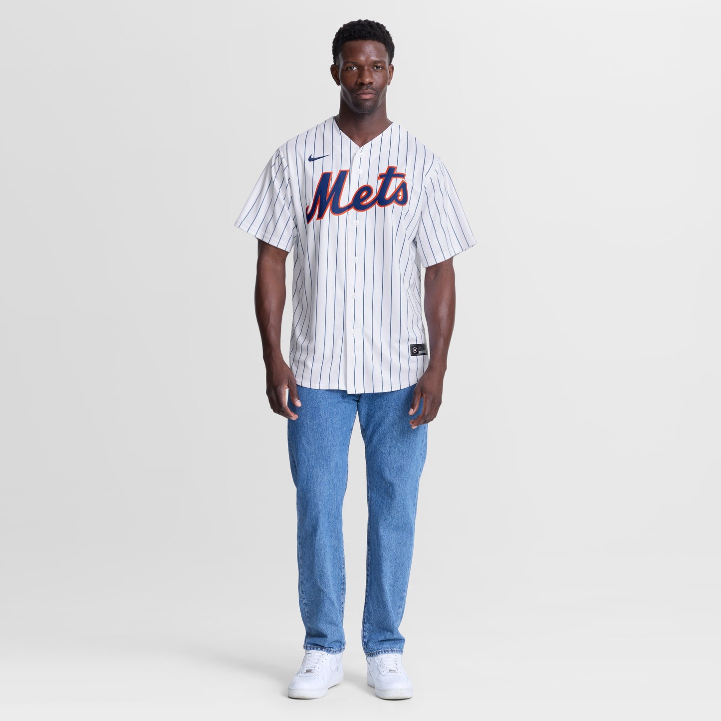 Carson Benge New York Mets Nike Home Replica Jersey - White