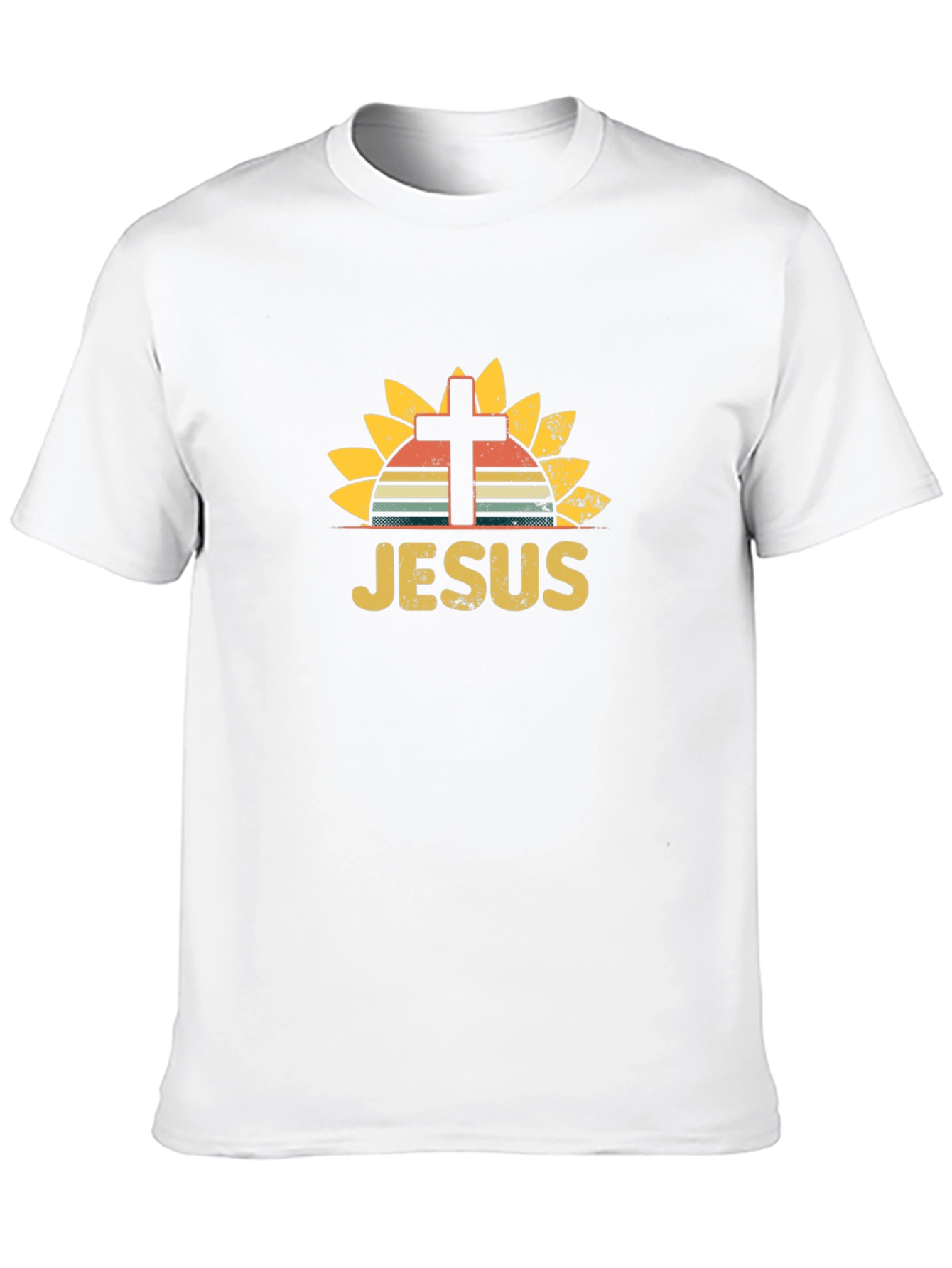 Jesus Sunflower Graphic T-Shirt - Unisex Christian Tee