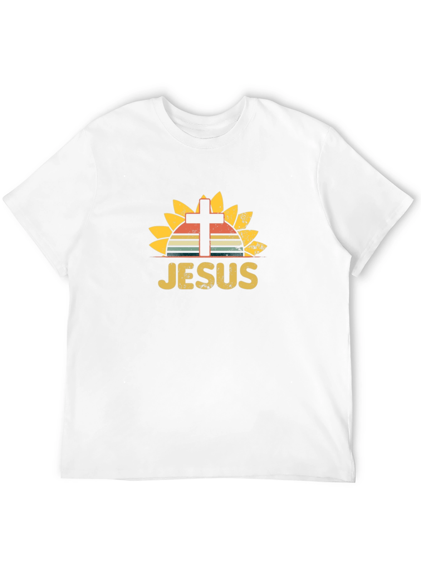 Jesus Sunflower Graphic T-Shirt - Unisex Christian Tee