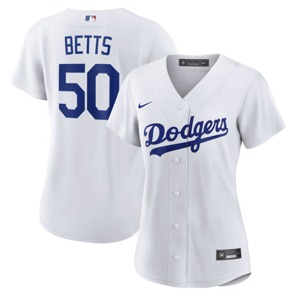 Mookie Betts Los Angeles Dodgers Nike Women's Home Replica Jersey - White
