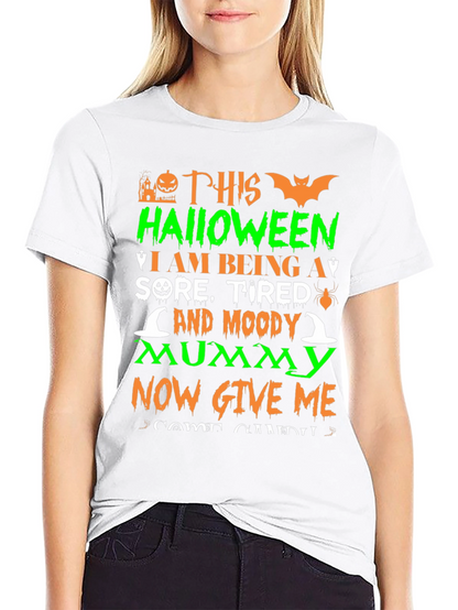 Funny Halloween Mummy T-Shirt