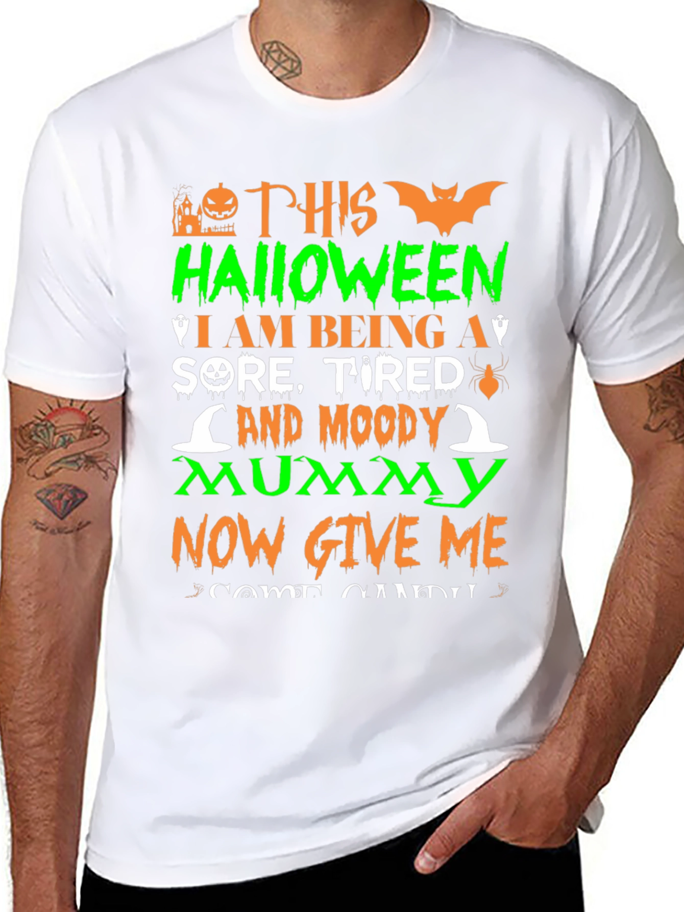 Funny Halloween Mummy T-Shirt
