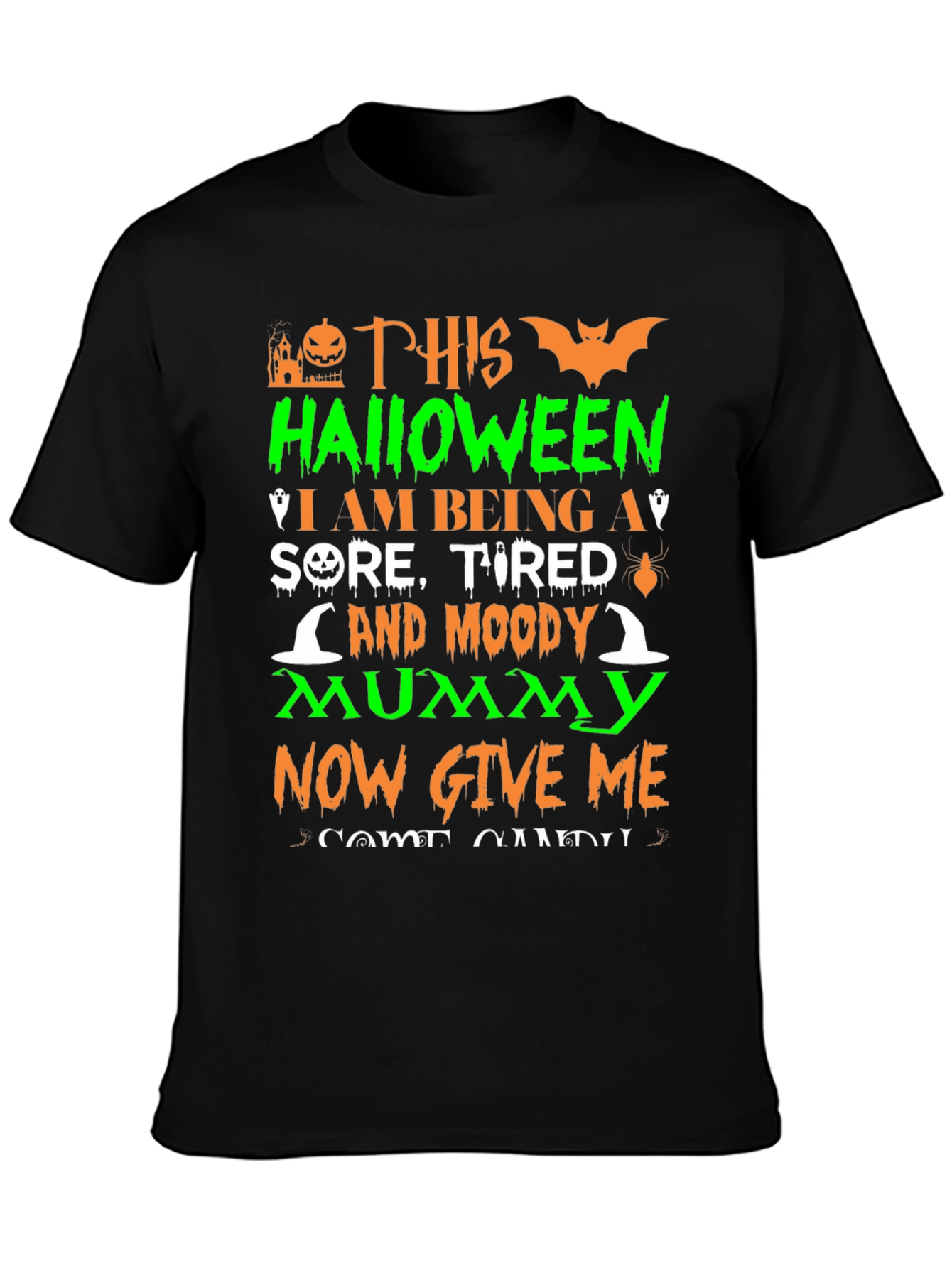 Funny Halloween Mummy T-Shirt