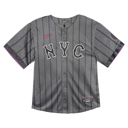 New York Mets Nike Infant 2024 City Connect Limited Jersey - Gray