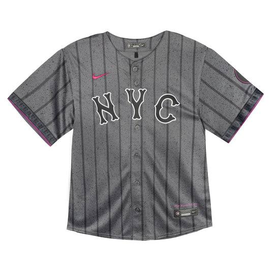 New York Mets Nike Infant 2024 City Connect Limited Jersey - Gray
