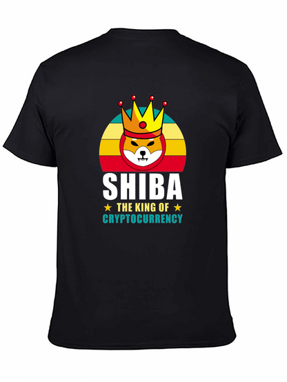 Shiba Cryptocurrency King Graphic T-Shirt