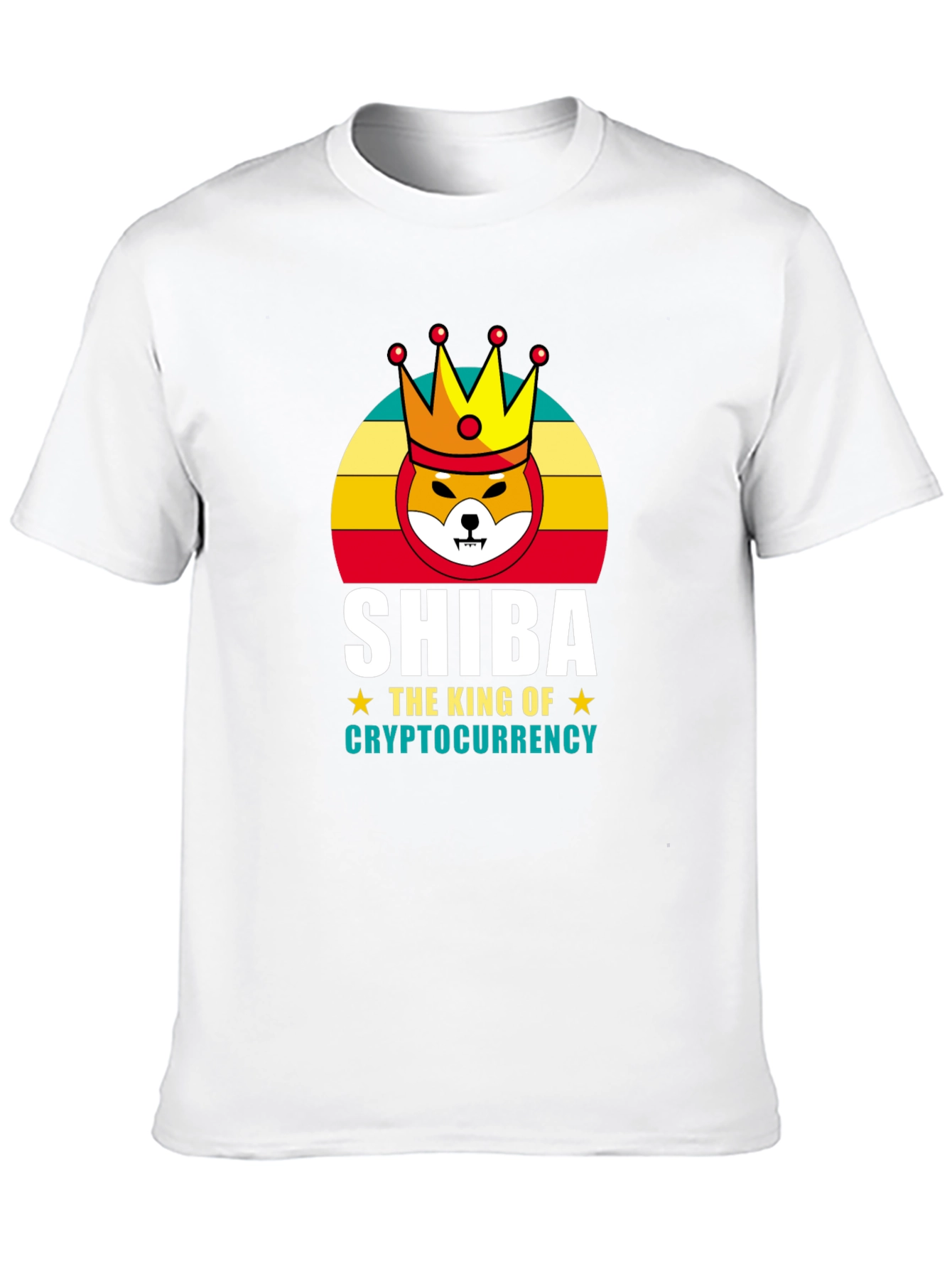 Shiba Cryptocurrency King Graphic T-Shirt