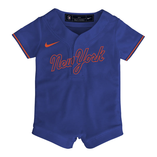New York Mets Nike Infant Alternate Replica Romper Jersey - Royal