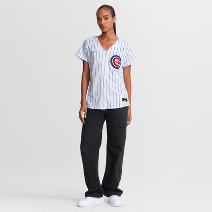 Chicago Cubs Nike Women's Home Replica Jersey - White