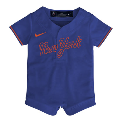 New York Mets Nike Newborn &amp;amp; Infant Alternate Replica Romper Jersey - Royal