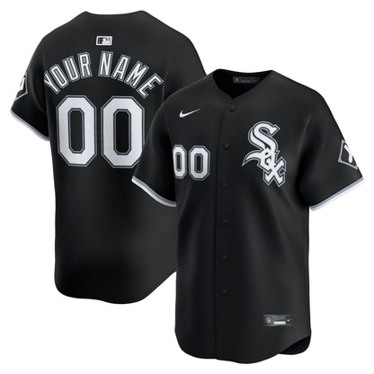Chicago White Sox Nike Alternate Limited Custom Jersey - Black