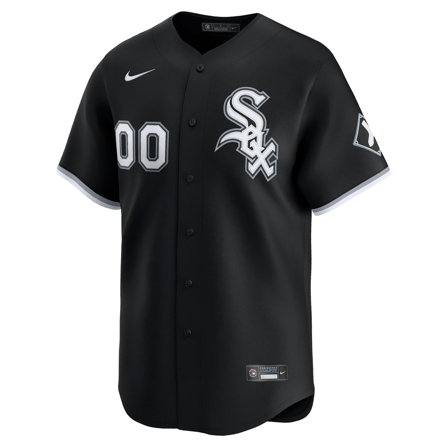 Chicago White Sox Nike Alternate Limited Custom Jersey - Black