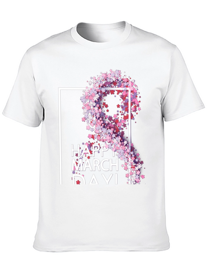 Happy March Day Floral T-Shirt