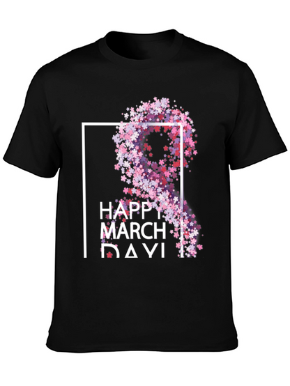 Happy March Day Floral T-Shirt