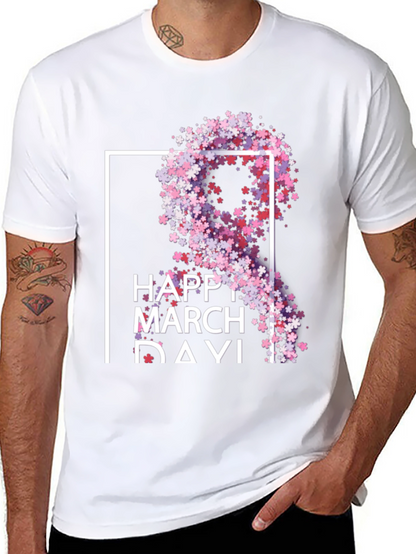 Happy March Day Floral T-Shirt