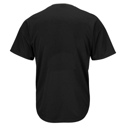 New York Mets Profile Big &amp;amp; Tall Pop Fashion Jersey - Black