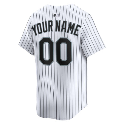 Chicago White Sox Nike Home Limited Custom Jersey - White