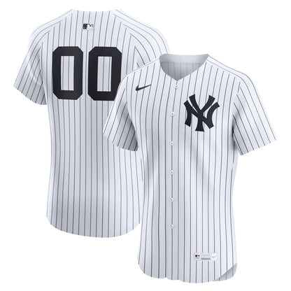 New York Yankees Nike Home Elite Custom Jersey - White