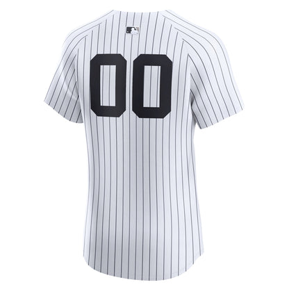 New York Yankees Nike Home Elite Custom Jersey - White