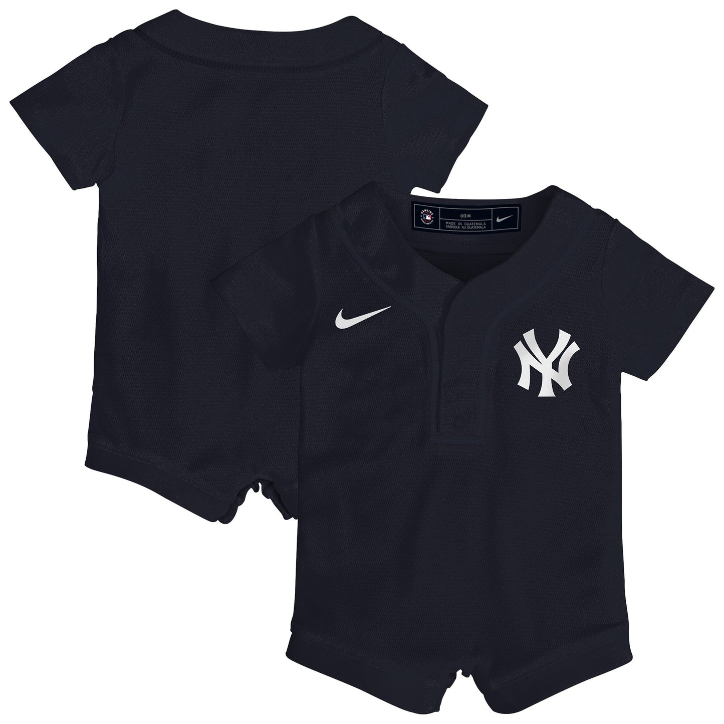 New York Yankees Nike Infant Alternate Replica Romper Jersey - Navy