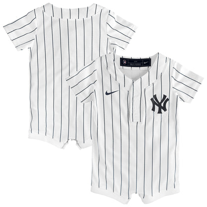 New York Yankees Nike Infant Home Replica Romper Jersey - White