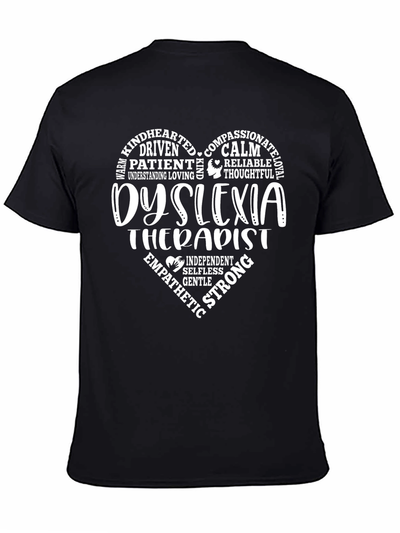 Dyslexia Therapist Heart T-Shirt