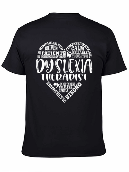 Dyslexia Therapist Heart T-Shirt