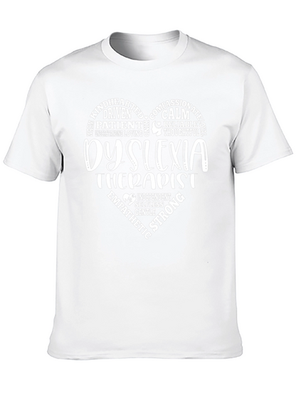 Dyslexia Therapist Heart T-Shirt