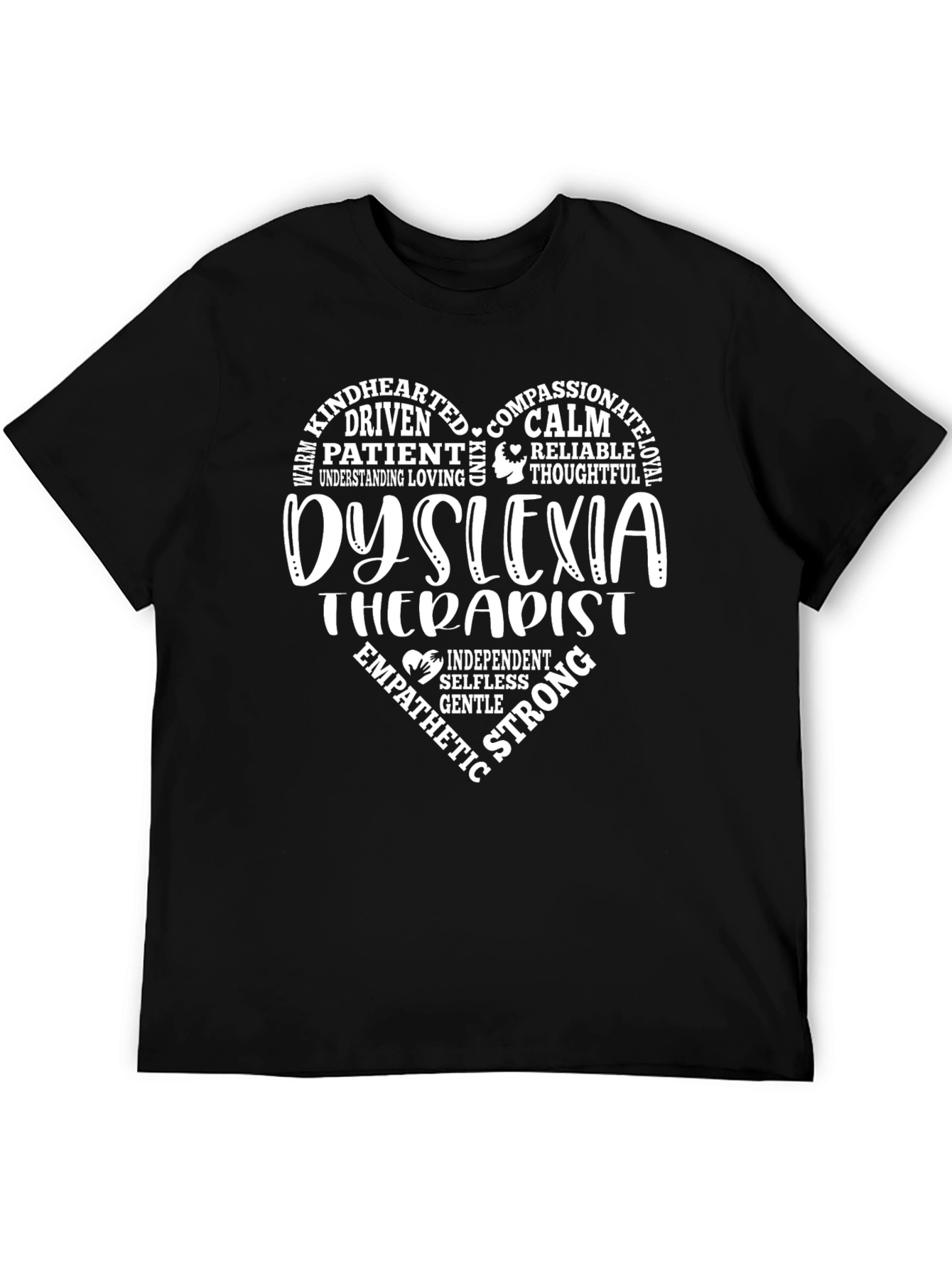 Dyslexia Therapist Heart T-Shirt
