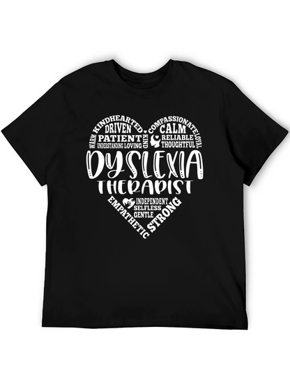 Dyslexia Therapist Heart T-Shirt