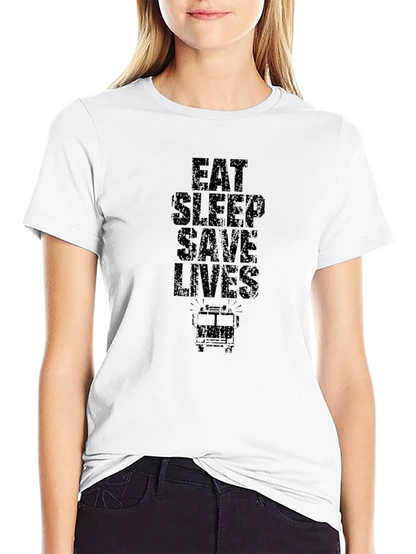Eat Sleep Save Lives Graphic Tee