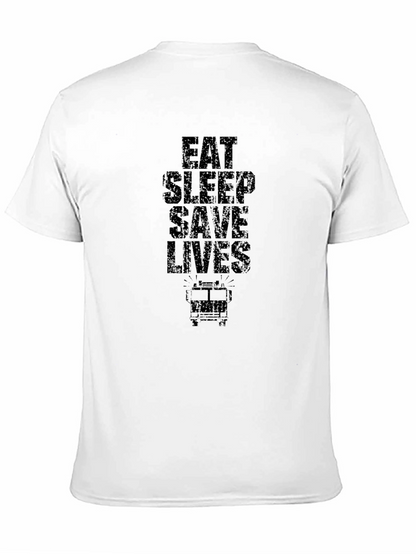 Eat Sleep Save Lives Graphic Tee
