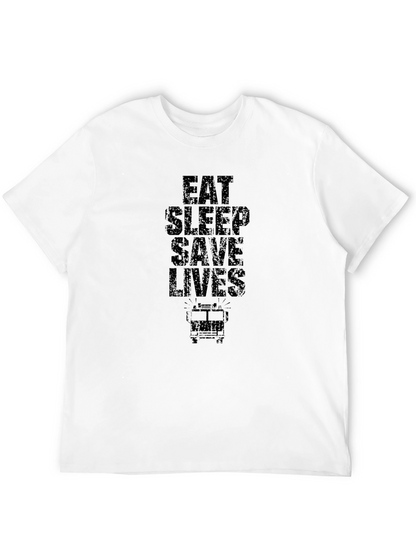 Eat Sleep Save Lives Graphic Tee