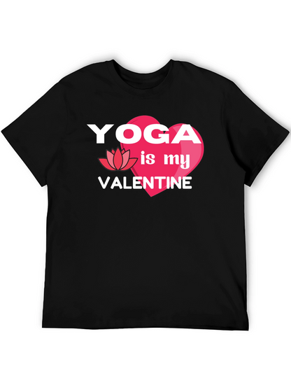 Yoga is My Valentine Graphic T-Shirt