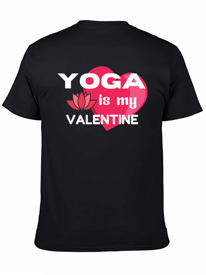 Yoga is My Valentine Graphic T-Shirt