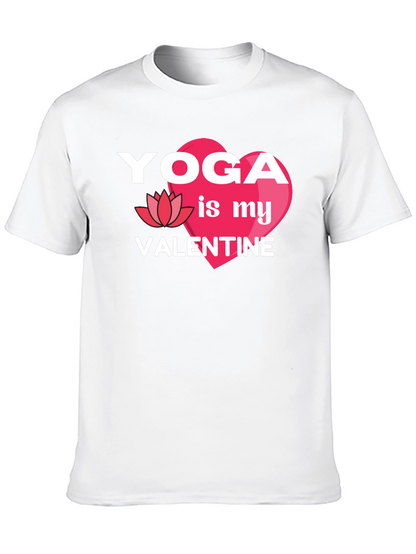 Yoga is My Valentine Graphic T-Shirt