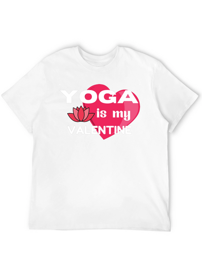 Yoga is My Valentine Graphic T-Shirt